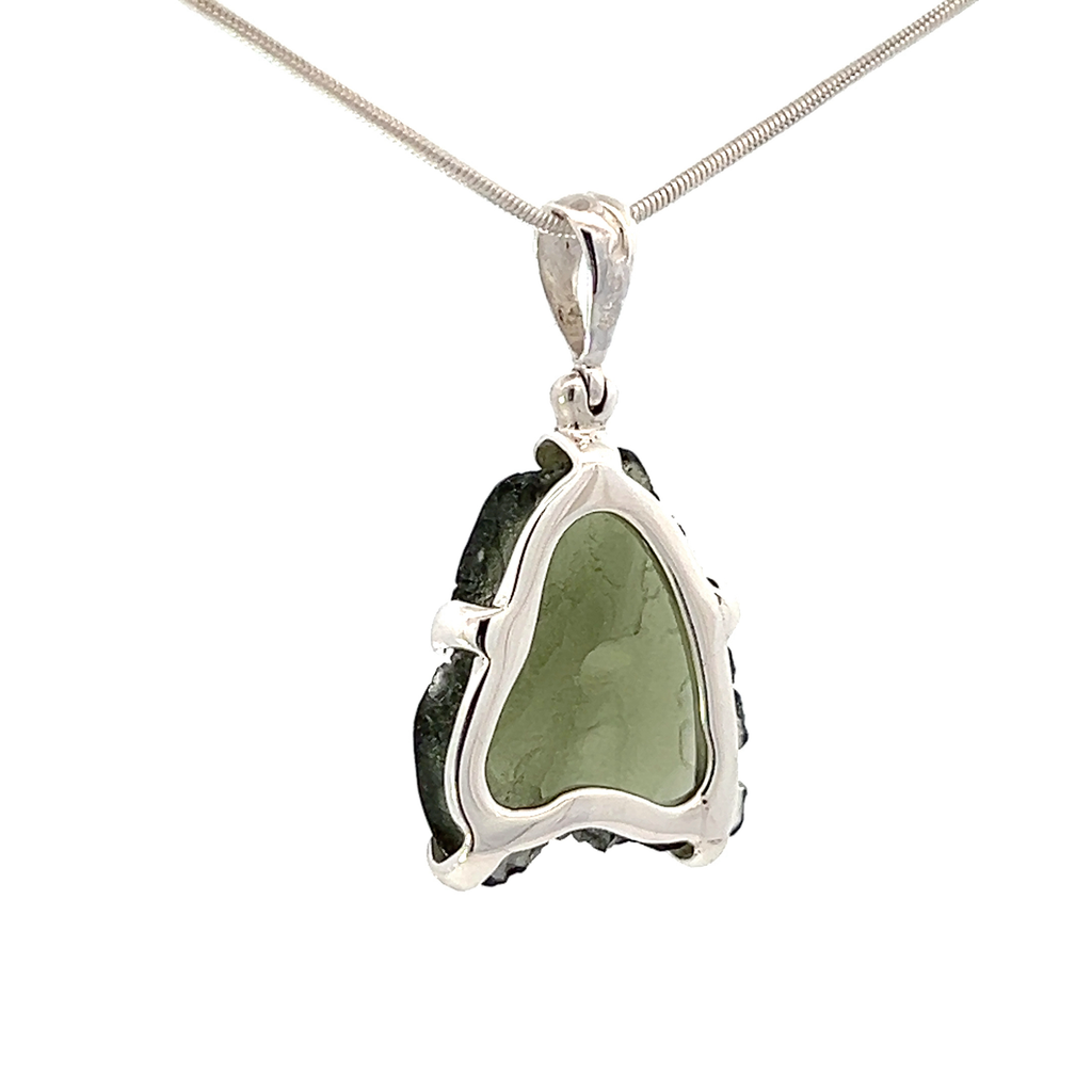 Polished Moldavite Crystal Pendant (SB1718)