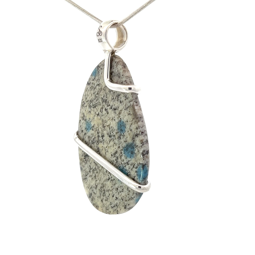 K2 Granite Azurite Pendant (SB1723)