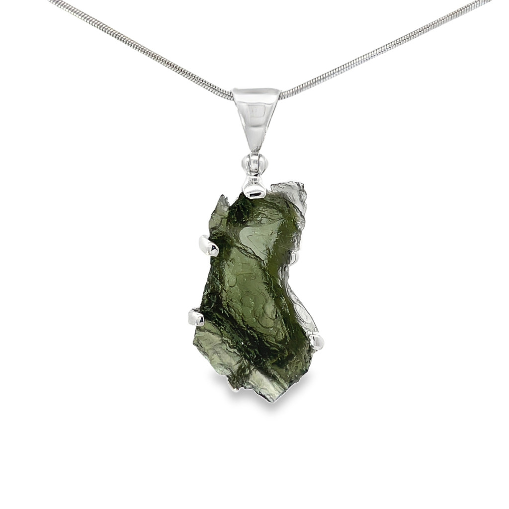 Moldavite Pendant Necklace (SB1195)