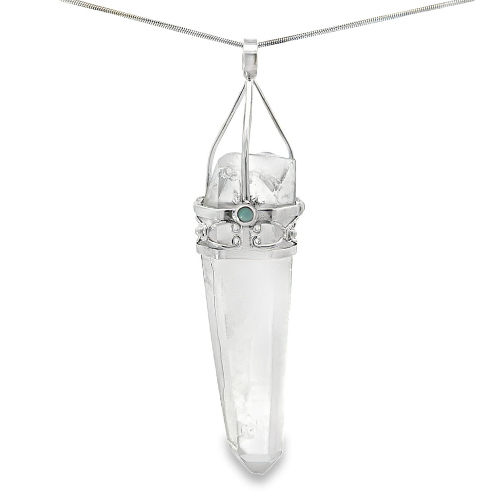 Tibetan Himalayan Quartz Pendant (SB3110)
