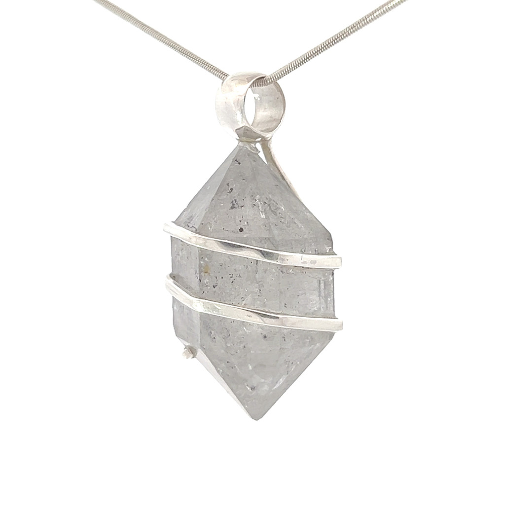 Enhydro Quartz Crystal Pendant (SE1129)