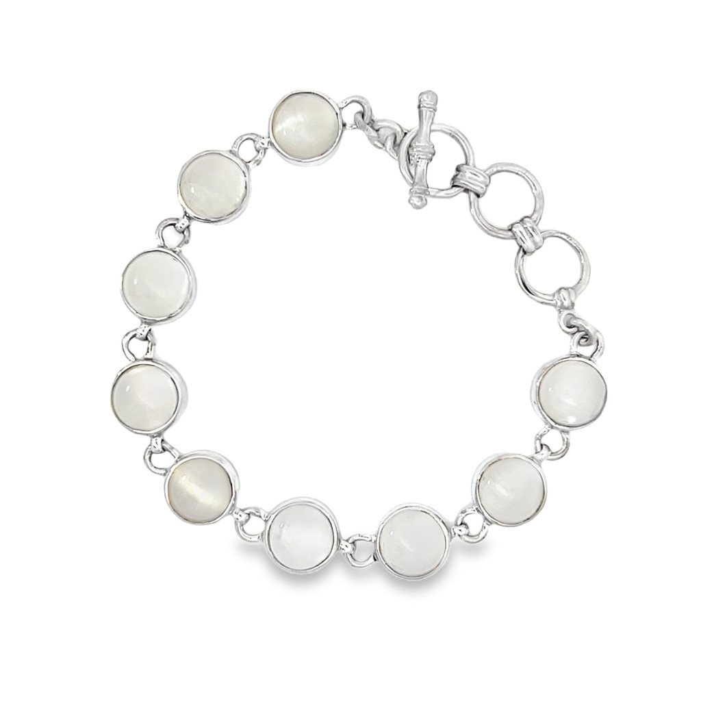 Selenite Crystal Tennis Bracelet (SB3233)
