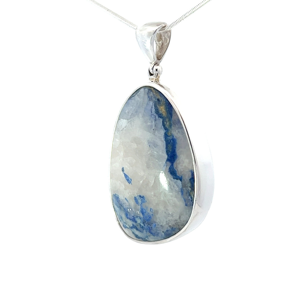 Blue Dumortierite Pendant Necklace (SB1326)