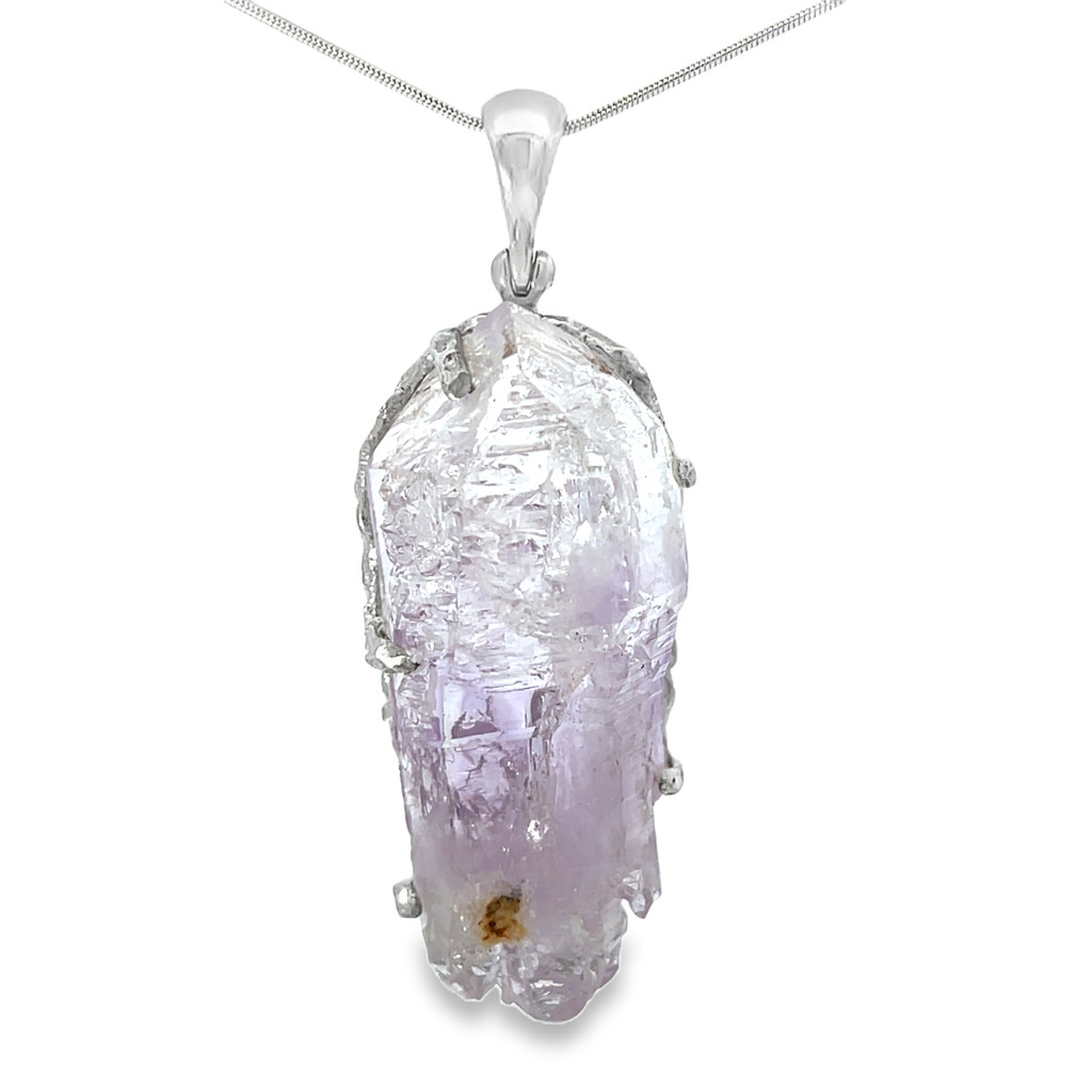 Amethyst Crystal Pendant Necklace (SB3240)