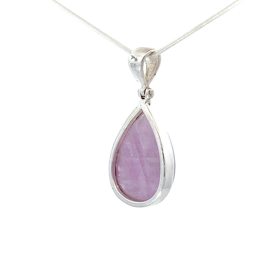 Polished Kunzite Pendant Necklace (SB1285)