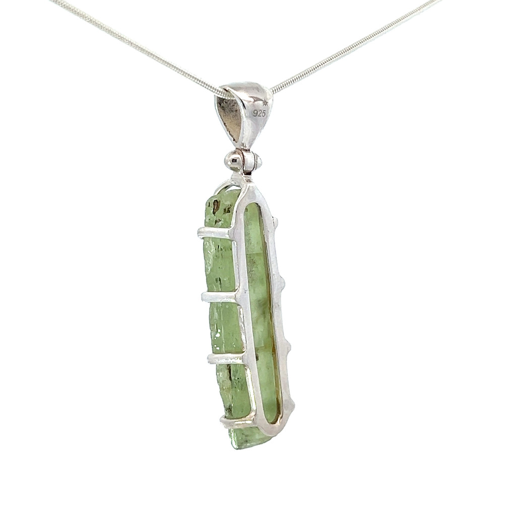 Rough Green Kyanite Pendant (SB3244)