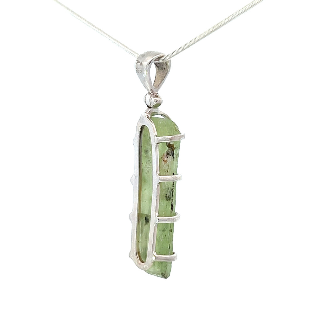 Rough Green Kyanite Pendant (SB3244)