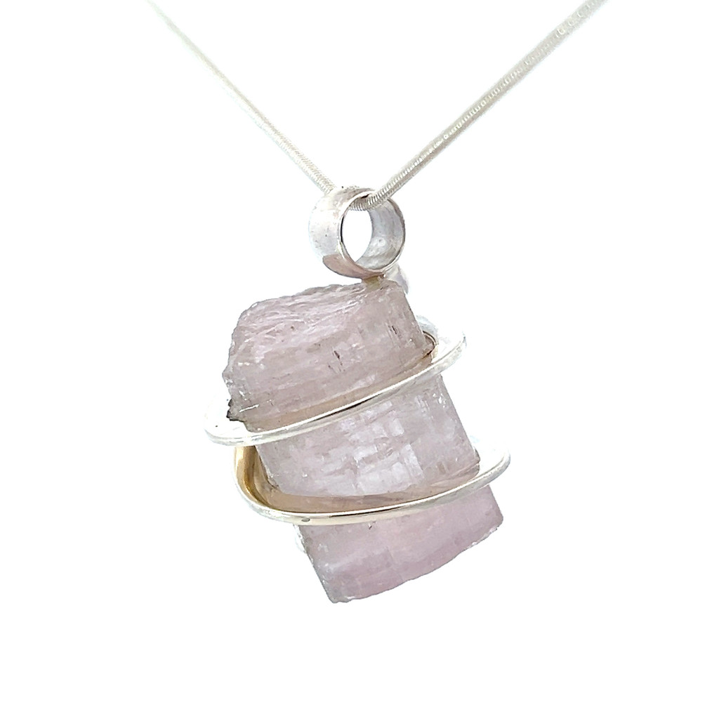 Pink Tourmaline Pendant Necklace (SE1308)