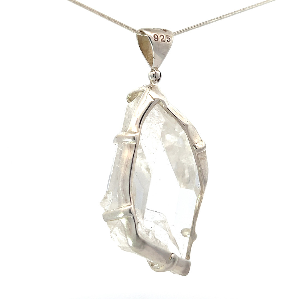 Tibetan Himalayan Quartz Crystal Pendant (SB1193)