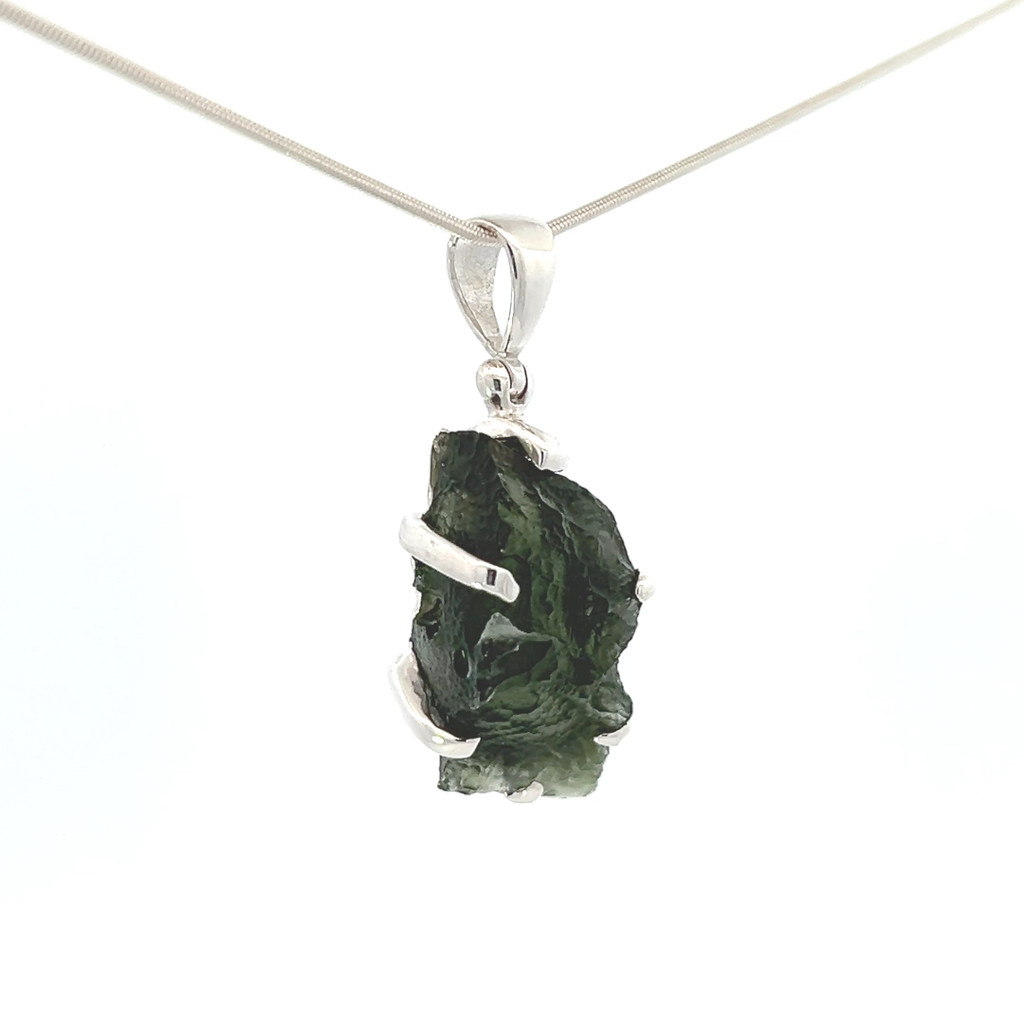 Moldavite Pendant Necklace (SB1269)
