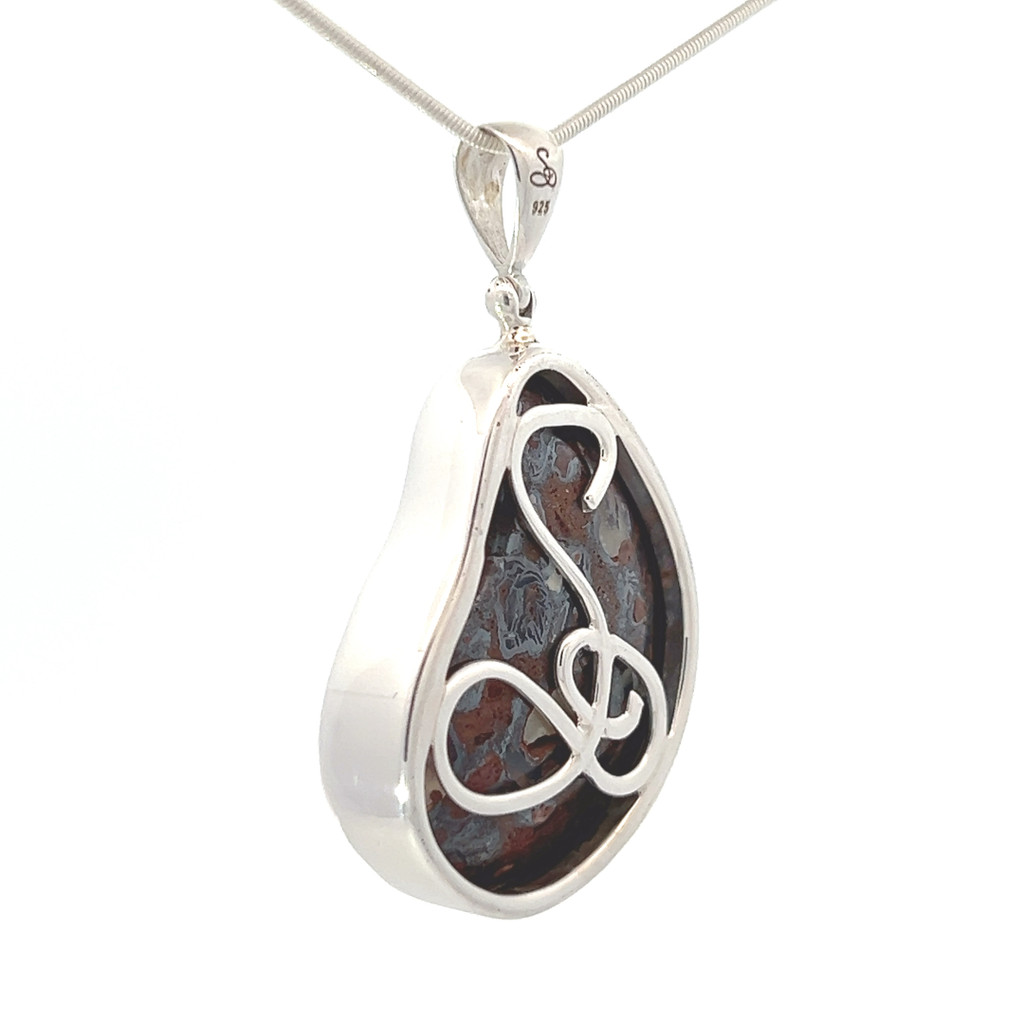 Boulder Opal Pendant Necklace (FA2159)