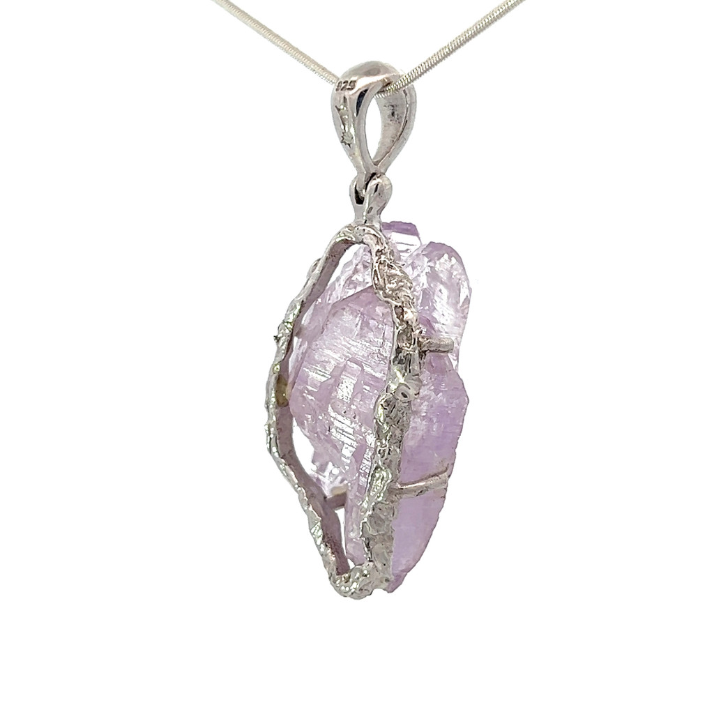Amethyst Crystal Pendant Necklace (SB3281)
