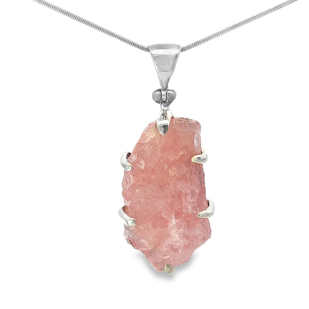 Morganite Pendant Necklace (FA1052)