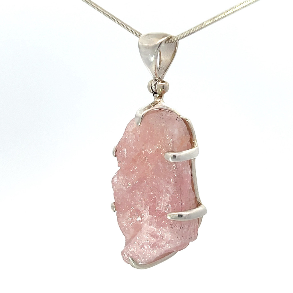 Morganite Pendant Necklace (FA1052)