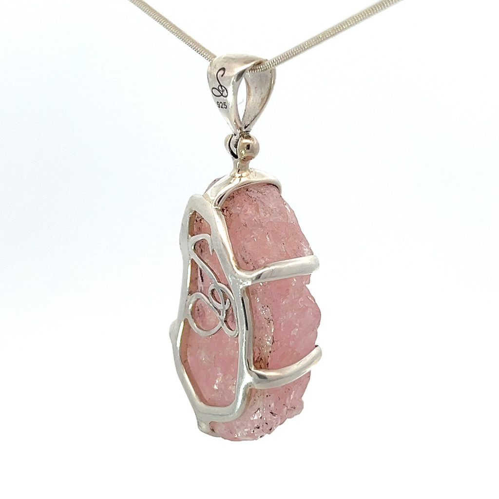 Morganite Pendant Necklace (FA1052)