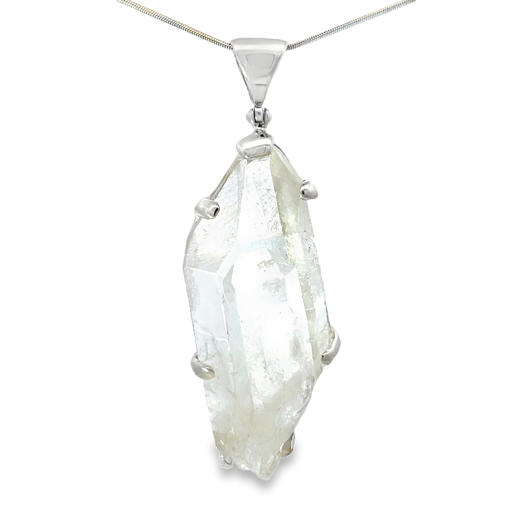 Tibetan Himalayan Quartz Crystal Pendant (SB1193)