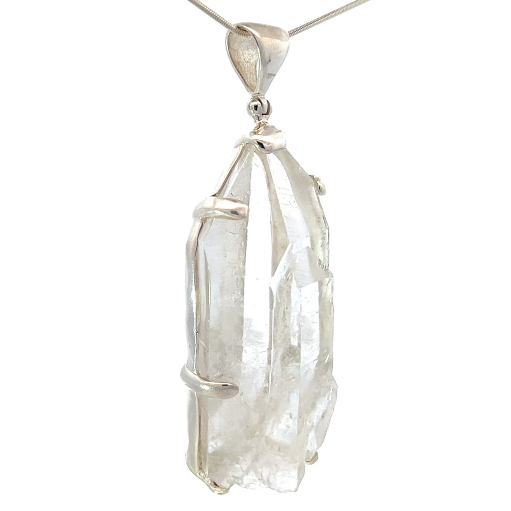 Tibetan Himalayan Quartz Crystal Pendant (SB1193)