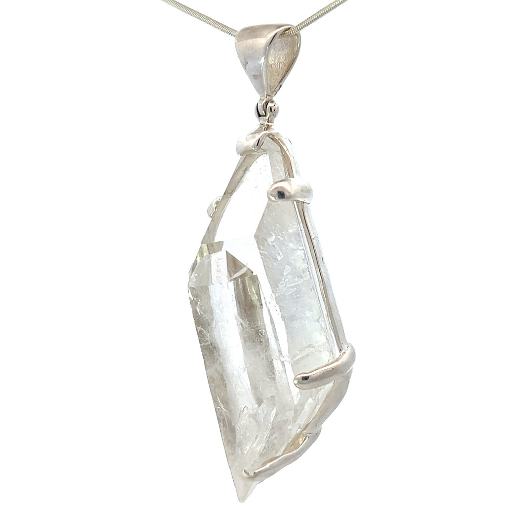 Tibetan Himalayan Quartz Crystal Pendant (SB1193)