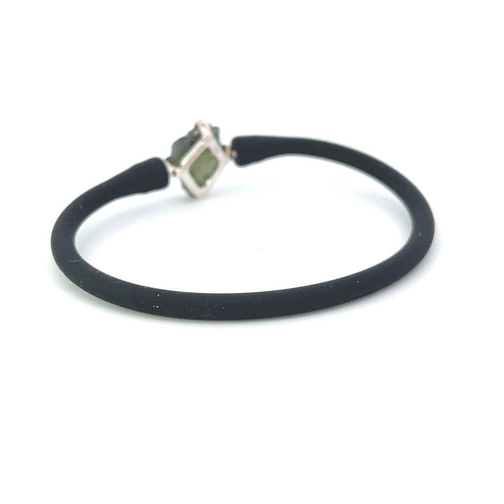 Moldavite Silicone Bracelet (SB1140)