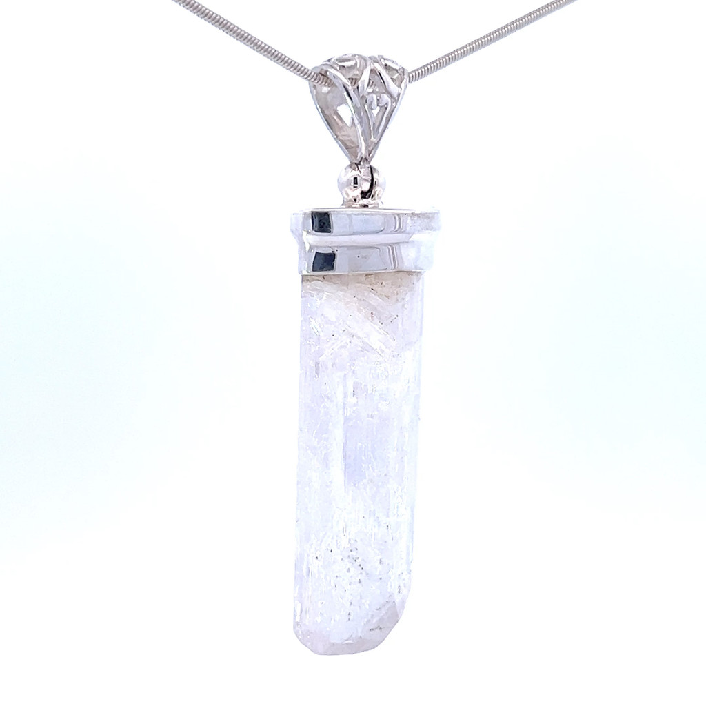 Danburite Crystal Pendant Necklace (SB1228)
