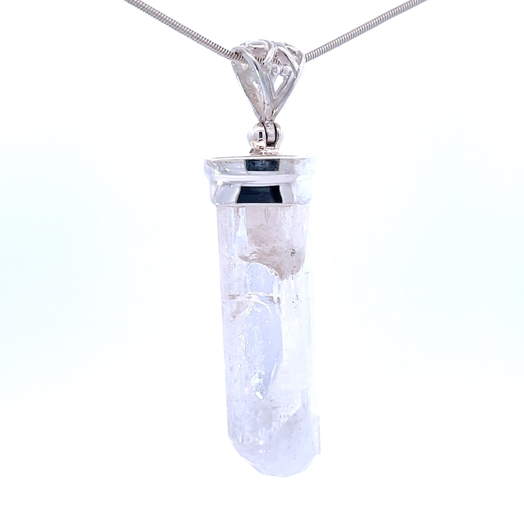 Danburite Crystal Pendant Necklace (SB1228)