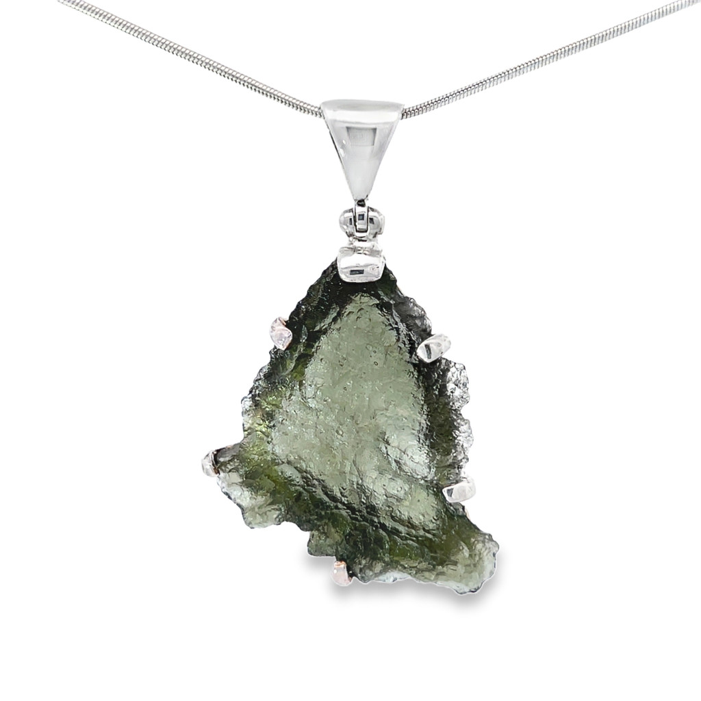 Moldavite Pendant Necklace (SB1213)