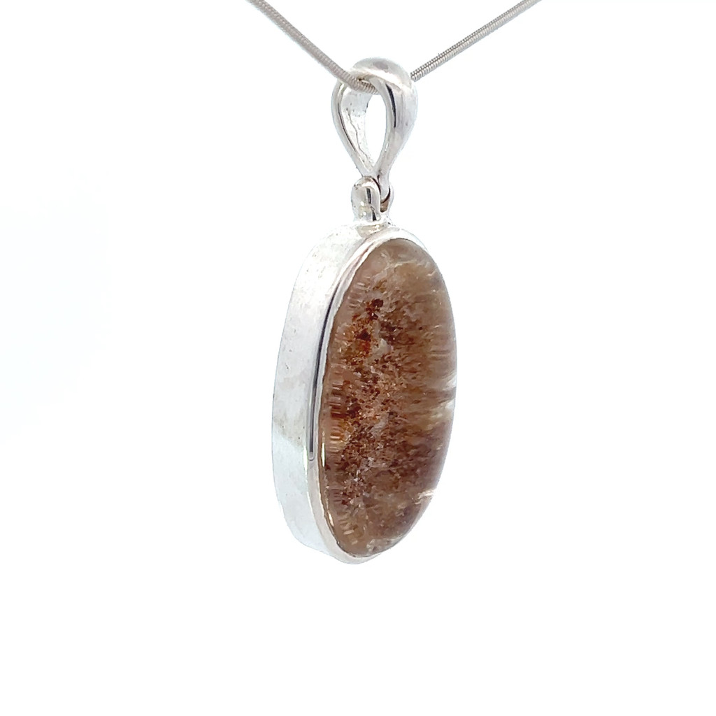 Lodalite Quartz Pendant Necklace (SB1402)