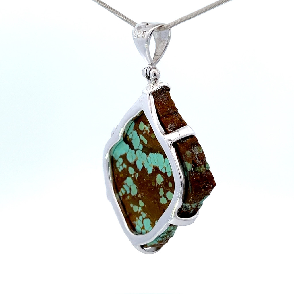 Nevada Turquoise Pendant Necklace (SB3343)