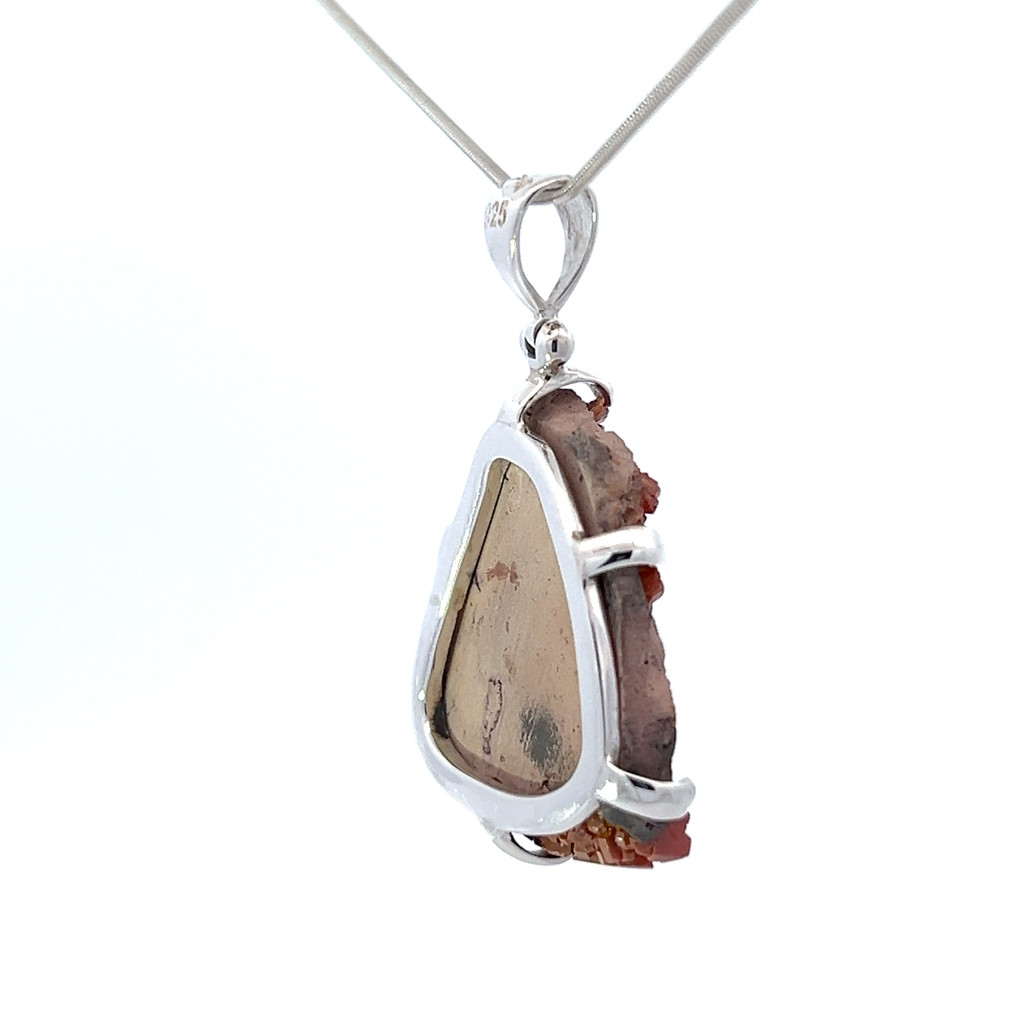 Vanadinite Crystal Pendant Necklace (SB3347)