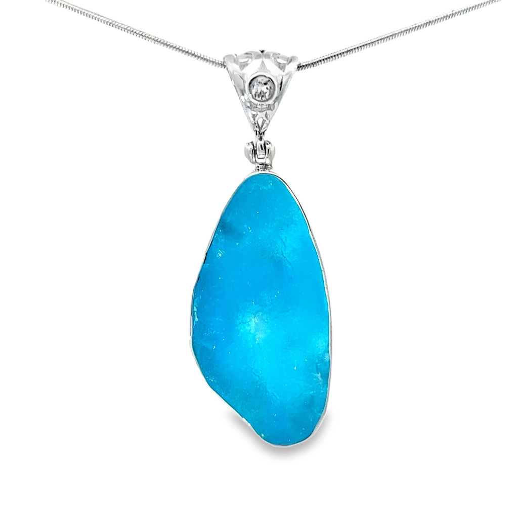 Hemimorphite Pendant Necklace (SE1529)