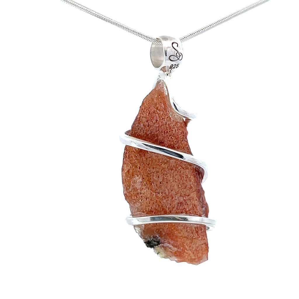 Sunstone Pendant Necklace (AE1122)