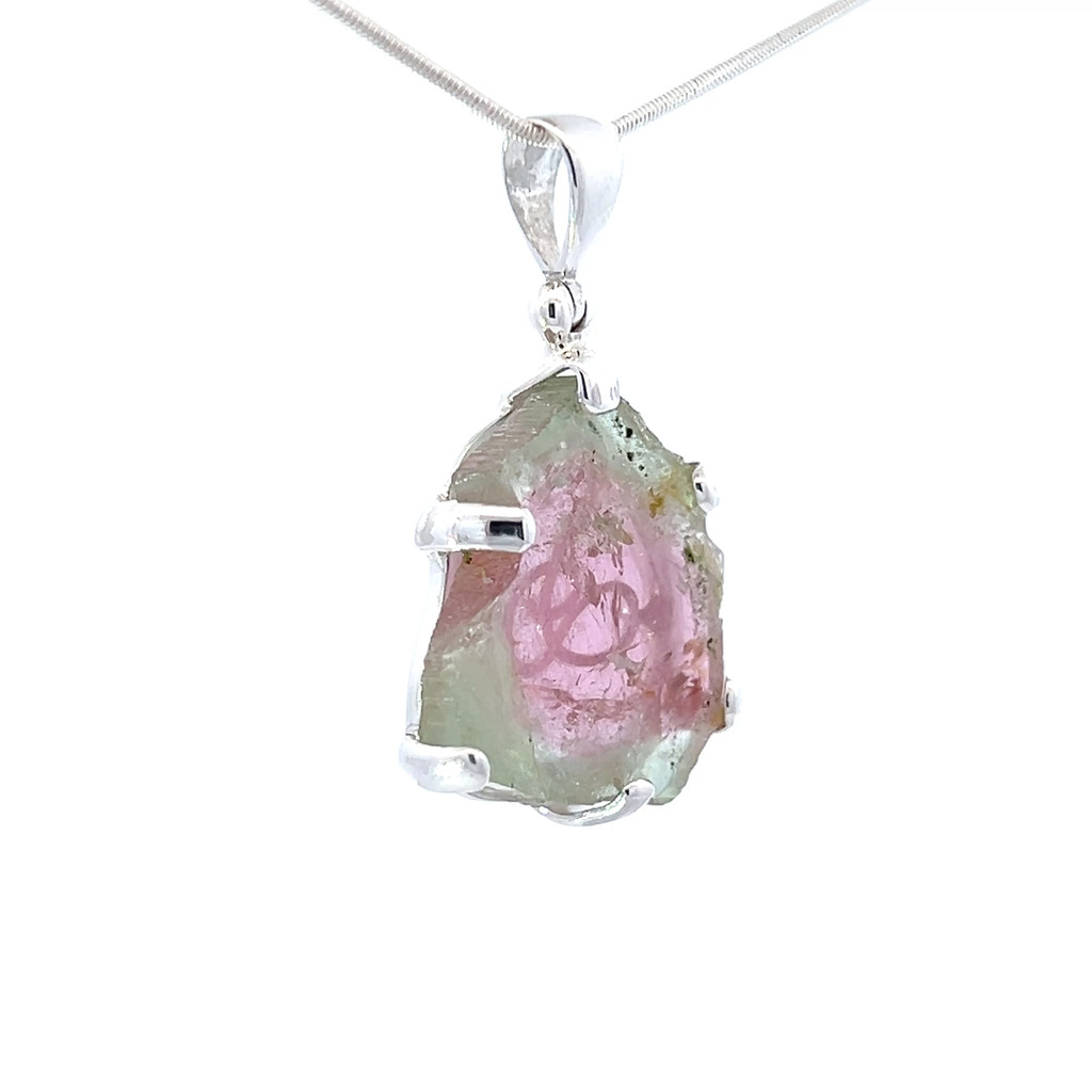 Watermelon Tourmaline Topaz Pendant (SB1762)