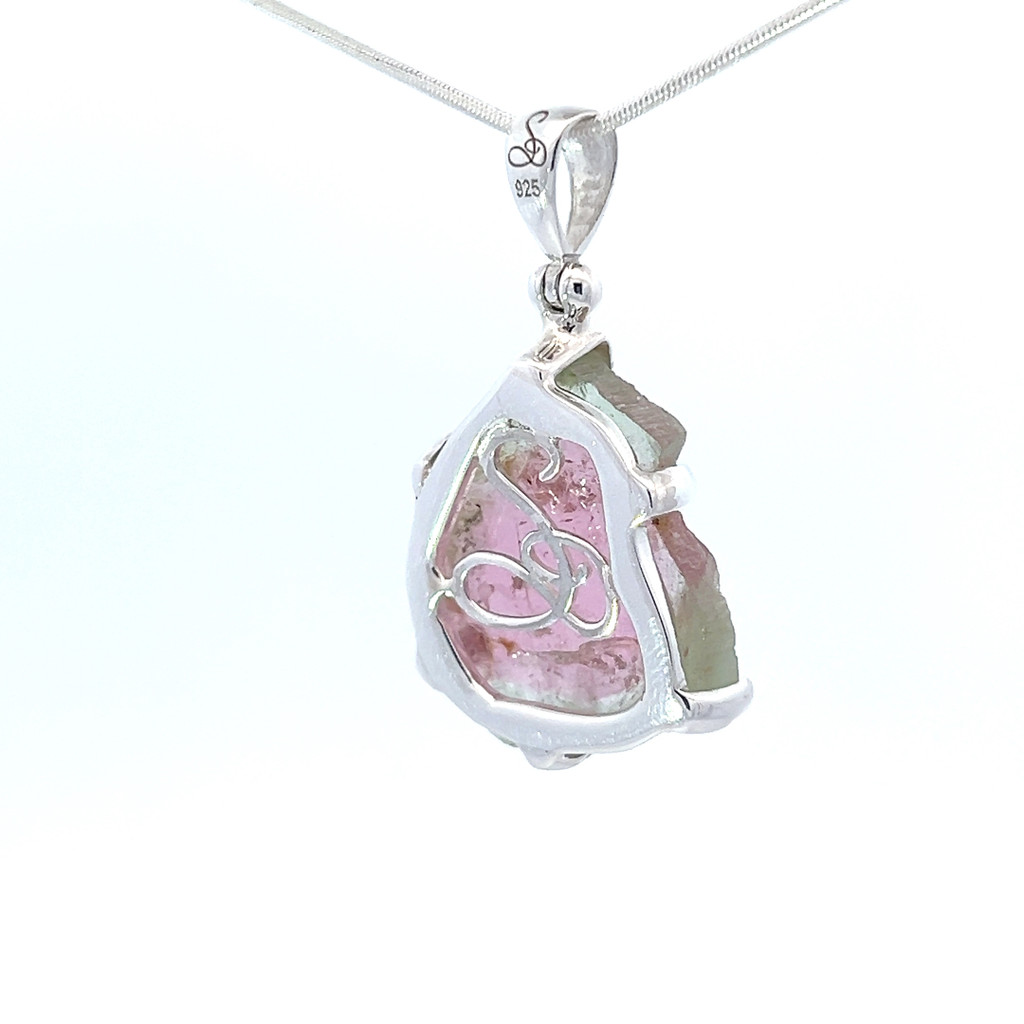Watermelon Tourmaline Topaz Pendant (SB1762)