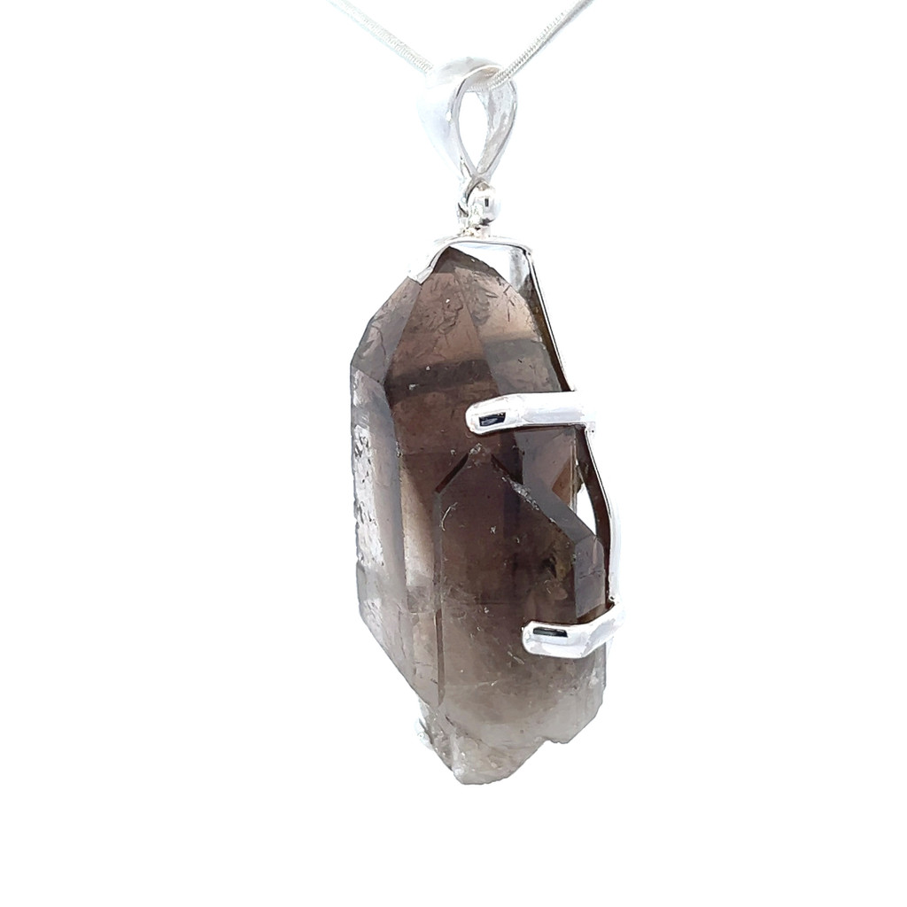 Smokey Quartz Crystal Necklace (FA2170)