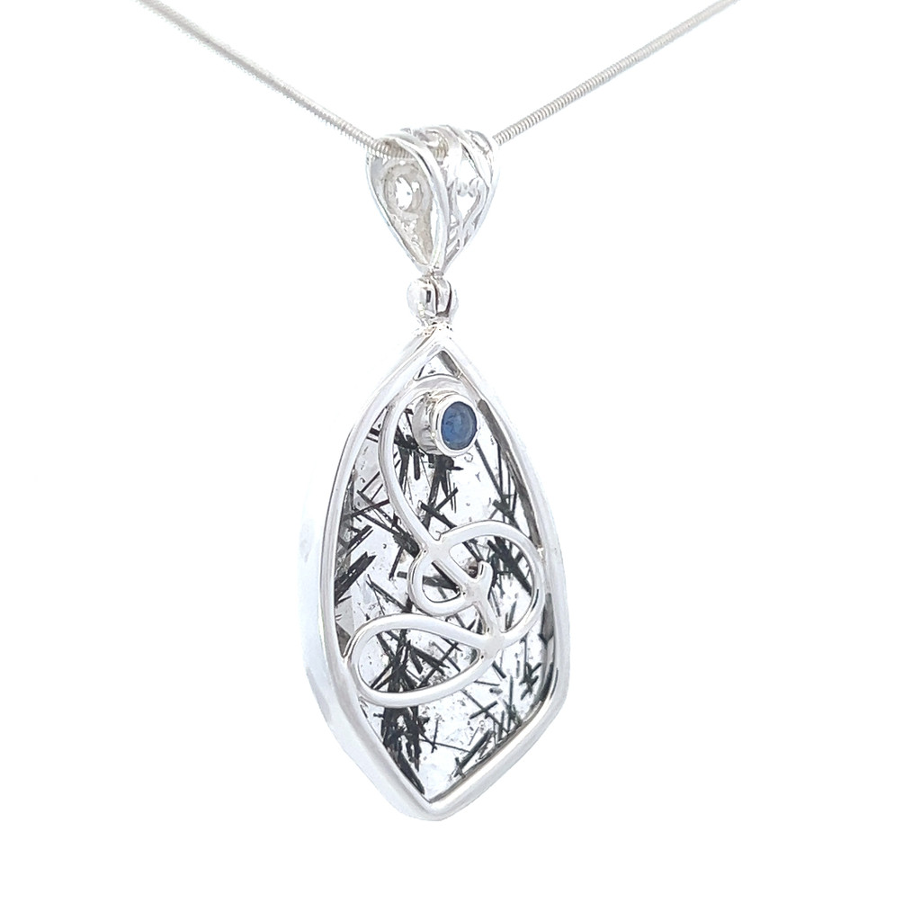 Tourmalinated Quartz Pendant (AE1239)