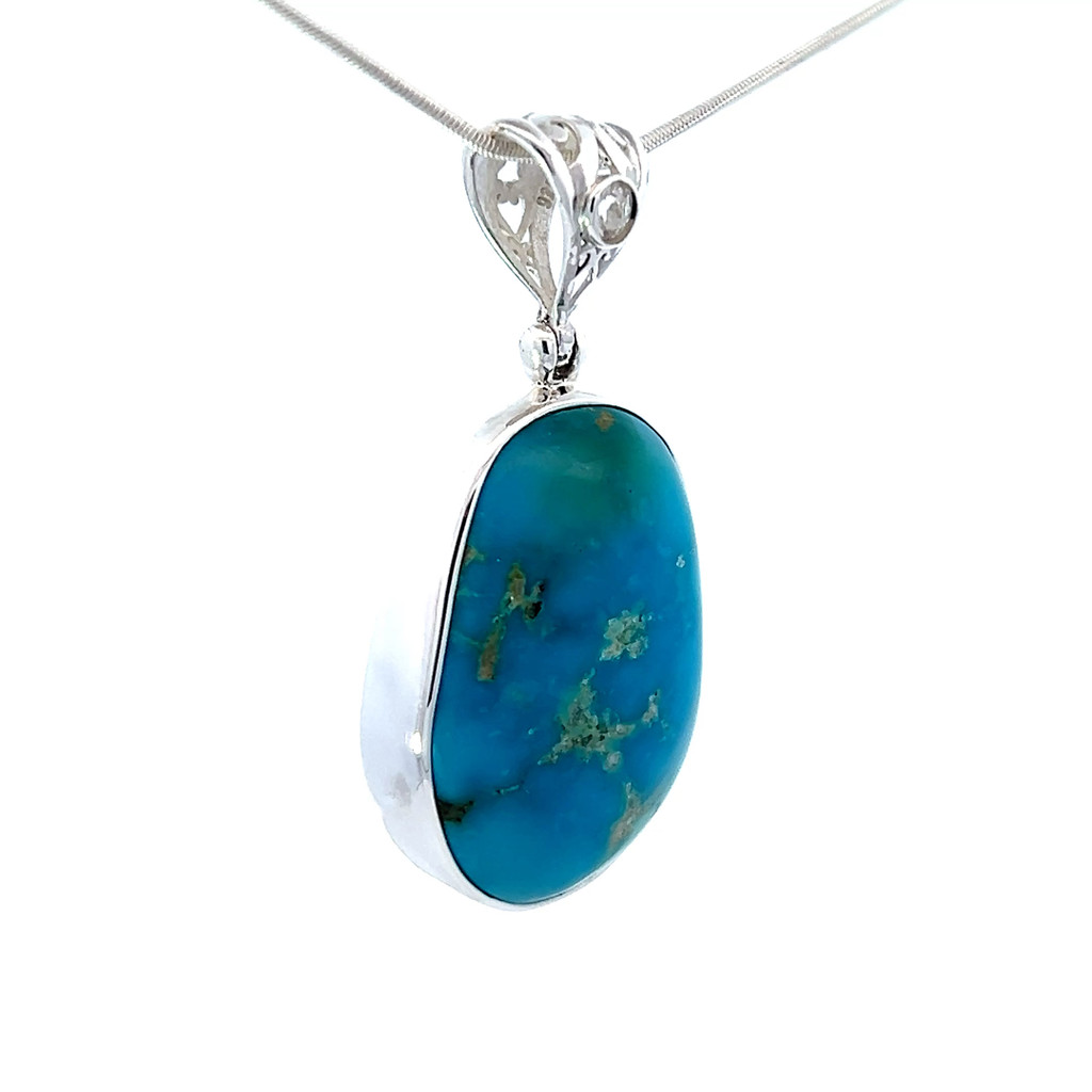 Turquoise Pendant Necklace (SE1324)