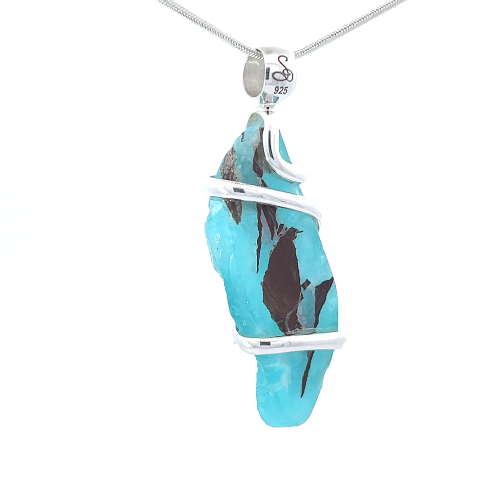 Hemimorphite Pendant Necklace (SE1166)