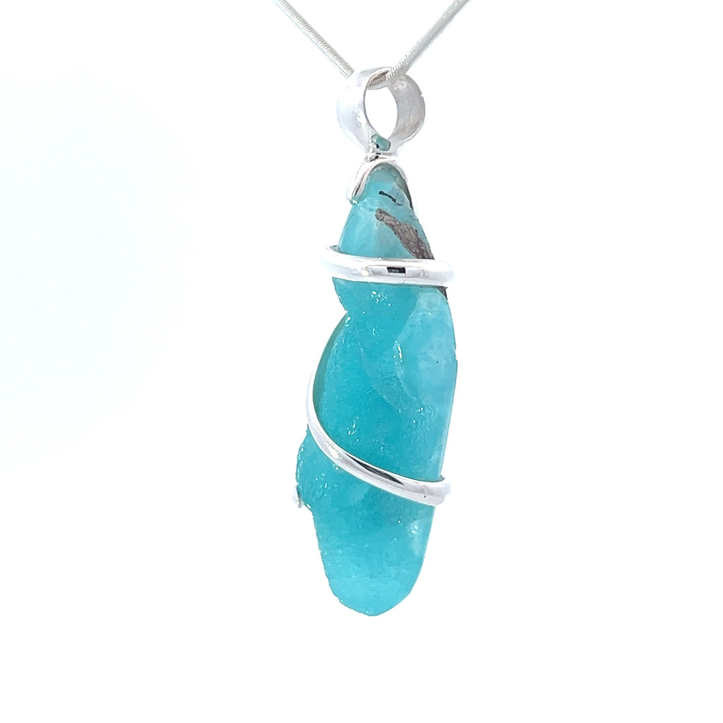 Hemimorphite Pendant Necklace (SE1166)