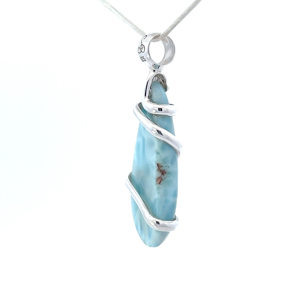 Larimar Pendant Neckalce (SE1155)