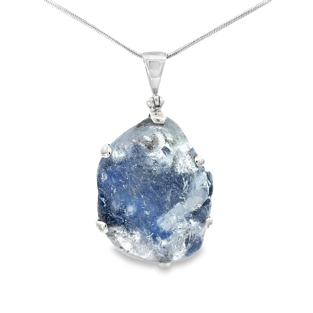 Polished Blue Dumortierite Pendant (SB2505)
