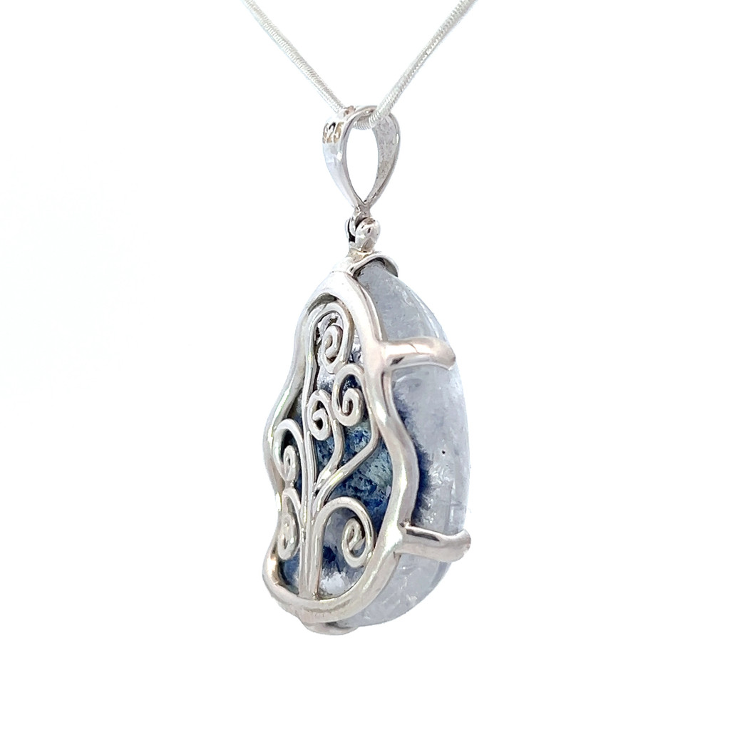 Polished Blue Dumortierite Pendant (SB2505)