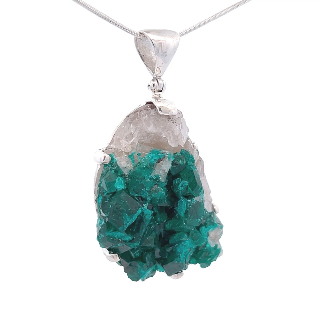 Dioptase Pendant Necklace (SB1183)