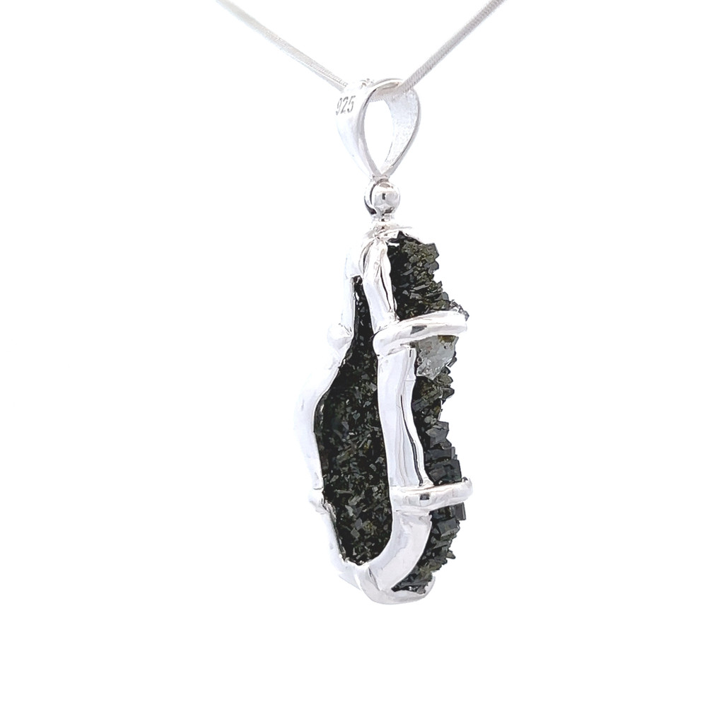 Epidote in Quartz Pendant (SB1153)