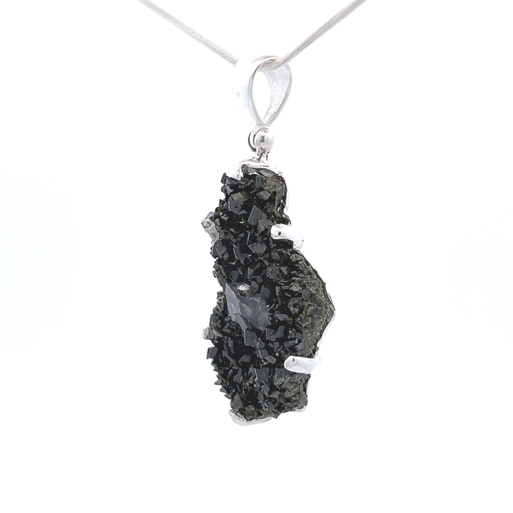 Epidote in Quartz Pendant (SB1153)