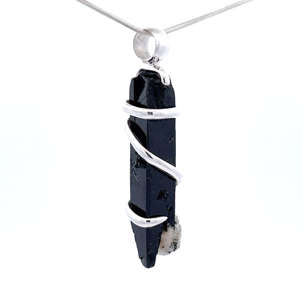 Aegirine Crystal Pendant Necklace (SE1147)