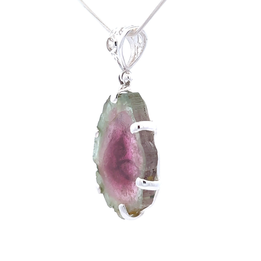 Watermelon Tourmaline Pendant (AE1246)