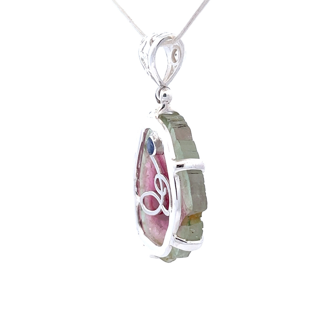 Watermelon Tourmaline Pendant (AE1246)