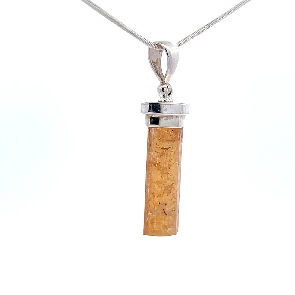 Imperial Topaz Pendant Necklace (M1271)