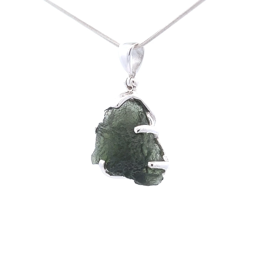 Moldavite Pendant Necklace (SB1201)