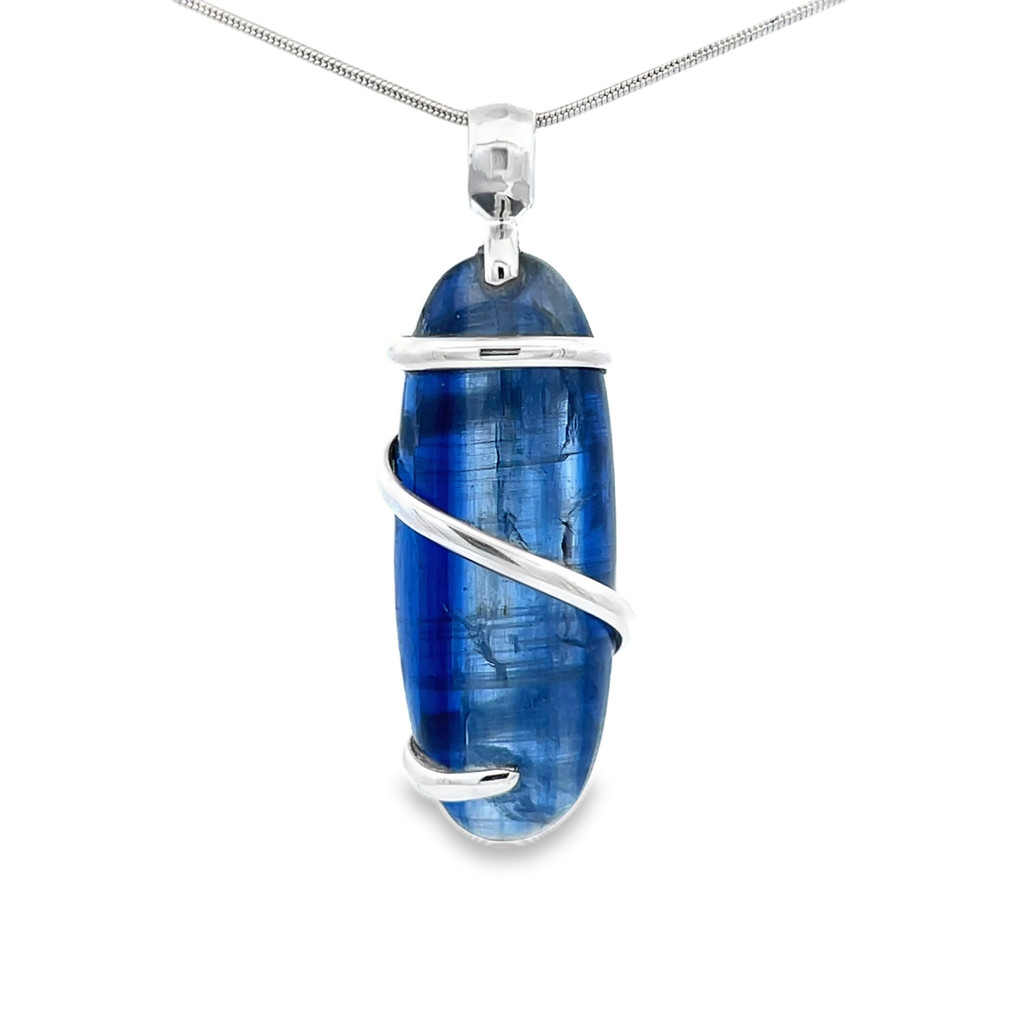 Blue Kyanite Pendant Necklace (FA1111)